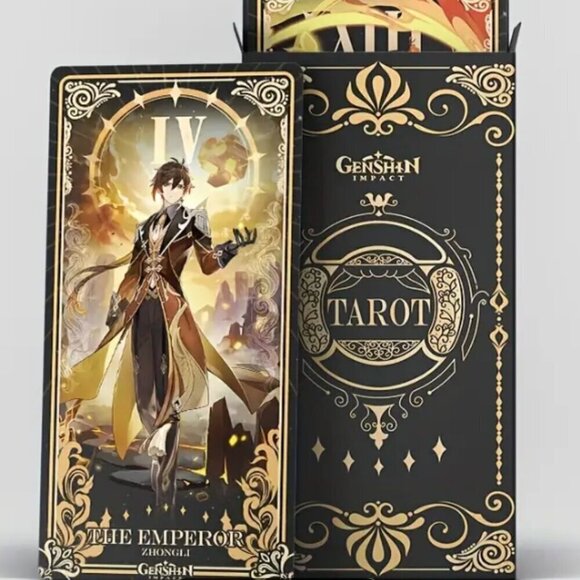 Genshin Impact Anime Tarot Cards Major Arcana 22 Cards - Picture 4 of 5